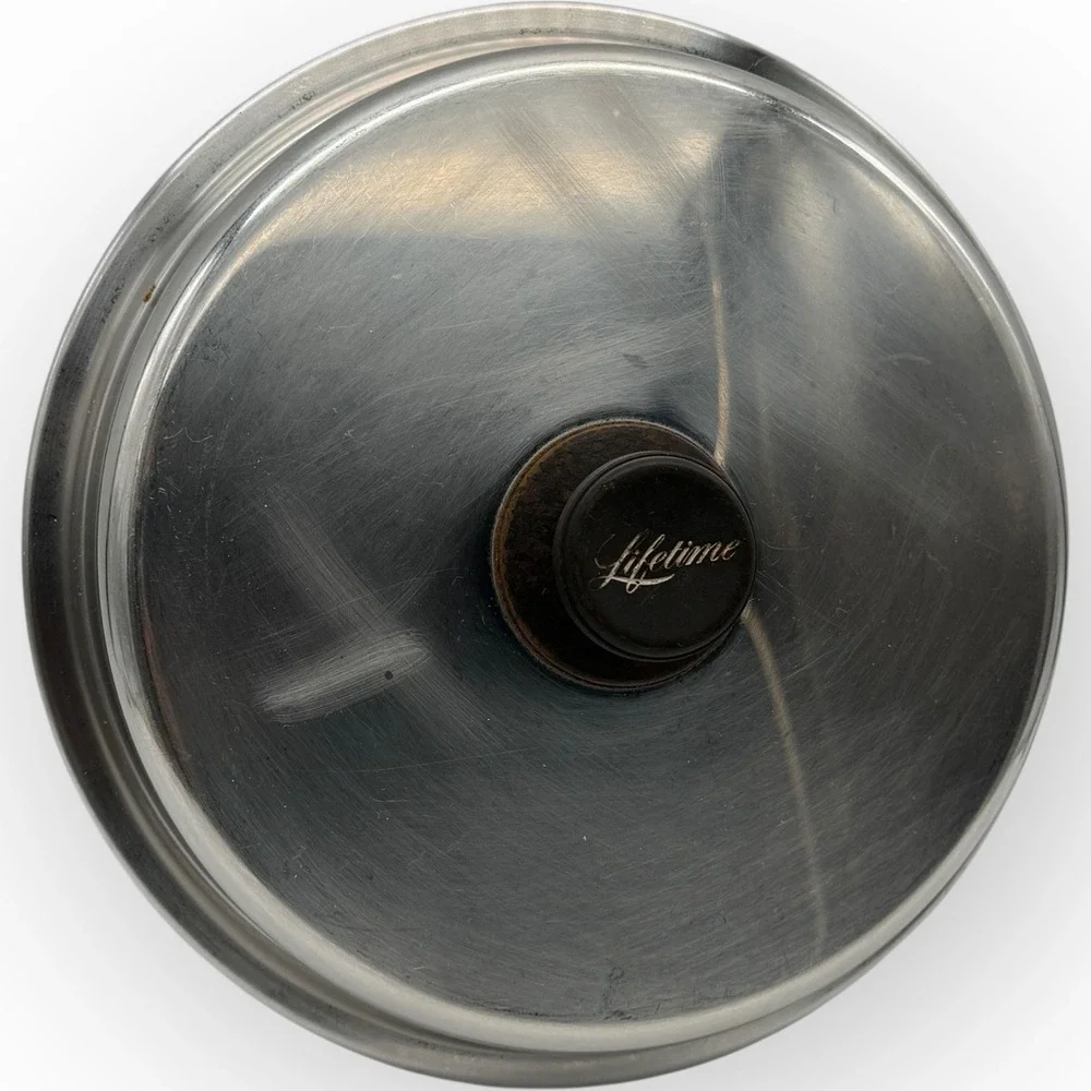 Vintage Lifetime Cookware Stainless 9.5 Replacement Lid‎ ONLY